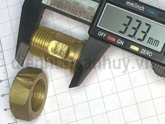 Rắc co chân đui đồng hồ nước đồng
