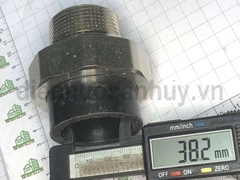 Rắc co ren ngoài 40-11/4 đen PPR UV Vesbo