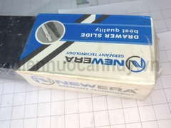 Ray trượt bi 3 tầng giảm chấn NewEra 400mm - Công nghệ Đức - độ kéo tối đa 40cm