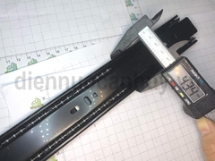 Ray trượt bi 3 tầng giảm chấn NewEra 400mm - Công nghệ Đức - độ kéo tối đa 40cm