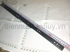 Ray trượt bi 3 tầng giảm chấn NewEra 400mm - Công nghệ Đức - độ kéo tối đa 40cm