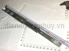 Ray trượt bi 3 tầng NewEra 300mm (30cm). Ray kéo ngăn kéo tủ bếp 30kg thép mạ kẽm công nghệ Đức