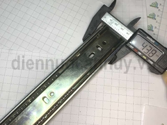 Ray trượt bi 3 tầng NewEra 300mm (30cm). Ray kéo ngăn kéo tủ bếp 30kg thép mạ kẽm công nghệ Đức