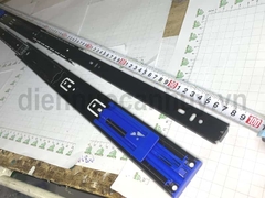 Ray trượt ngăn kéo giảm chấn dài 500 mm