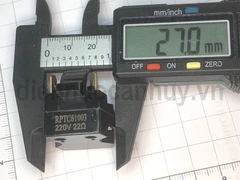 Rơ le bán dẫn 22 ôm 2 chân mới loại đế không tháo được