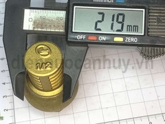 Rọ đồng Double-lin ống DN15 ren 1/2inch (20mm)