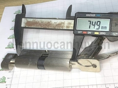 Ruột ổ khóa tay gạt 1 đầu chìa Niken