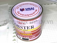 Sơn Dầu Lobster Gloss Enamel Mã 910 Màu Đen (800ml). Sơn Phủ Siêu Bóng Cho Cổng Sắt, Khung Cửa Và Máy Móc Công Nghiệp