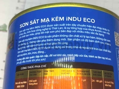 Sơn sắt mạ kẽm indu 750ml mầu Xingfa Xám lông chuột E364