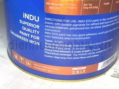 Sơn sắt mạ kẽm indu E364 2.5 lít mầu Xingfa Xám lông chuột