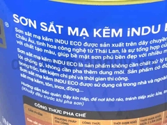 Sơn sắt mạ kẽm indu E364 2.5 lít mầu Xingfa Xám lông chuột