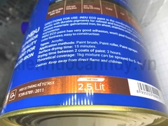 Sơn sắt mạ kẽm indu mầu nâu đỏ E461 loại 2.5 lít