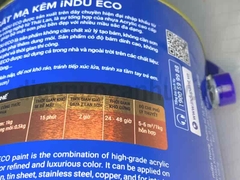 Sơn sắt mạ kẽm indu mầu nâu đỏ E461 loại 2.5 lít