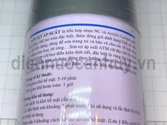 Sơn xịt ATM mầu Bạc ánh kim Bright Sinlver A300