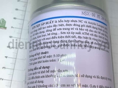 Sơn xịt ATM mầu bóng trong suốt clear A10