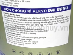 Sơn chống rỉ Đại Bàng 5kg mầu Đỏ