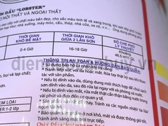 Sơn dầu Lobster thái mầu Trắng 900 lọ to 800ml