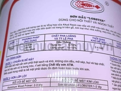 Sơn dầu Lobster thái mầu Trắng 900 lọ to 800ml