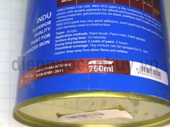 Sơn sắt mạ kẽm indu 750ml mầu Ghi Sáng E361