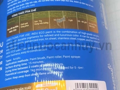 Sơn sắt mạ kẽm indu 750ml mầu Kem E660