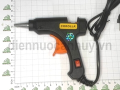 Súng bắn keo nến Corolla bé đen 20W