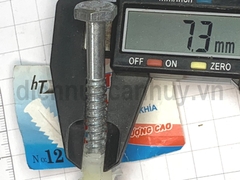 Nở nhựa  số 12, râu ngắn, loại thường, dùng mũi khoan 10 hoặc 12; vít rác M8