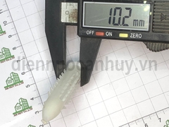 Nở nhựa  số 12, râu ngắn, loại thường, dùng mũi khoan 10 hoặc 12; vít rác M8