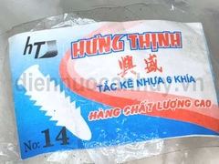 Tắc kê nhựa 12mm (Nở 14 dùng với vít 8 mập)