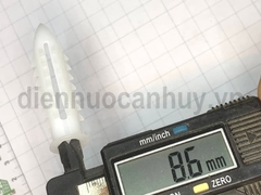 Tắc Kê Nhựa 6 Khía 12x60mm (Vít 8mm) - Hưng Thịnh Loại 1