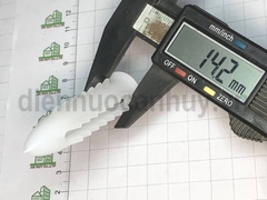 Tắc Kê Nhựa 6 Khía 14x70mm (Vít 10mm) - Hưng Thịnh Loại 1