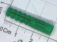 Tắc kê nhựa 6 không vành bắt khung bao cửa nhôm, kệ gỗ (nở xanh)