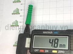 Tắc kê nhựa 6 không vành bắt khung bao cửa nhôm, kệ gỗ (nở xanh)