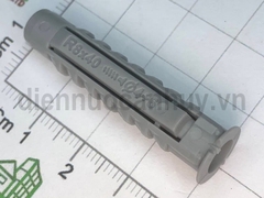 Tắc kê nhựa kiểu Fischer mũi khoan 8 dùng vít 4 5 6 (R8x40)