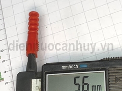 Tắc kê nhựa lắp giá kệ với tường bê tông 8x40 (nở đỏ)