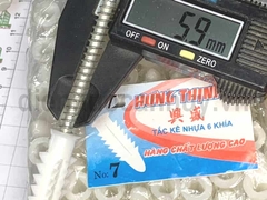 Tắc kê nhựa 10mm (Nở 7 dùng với vít 6)