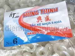 Tắc kê nhựa 8mm (nở 6 dùng với vít 5)