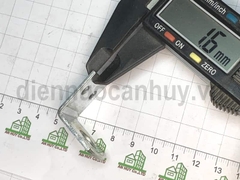 Tai khóa V bắt vít sắt mạ trắng lỗ phi 11 loại nhỏ 25xx25x27