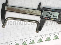 Tay nắm inox 201 chữ U phi 8 dài 10 cm lỗ 95 mm
