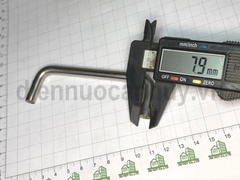Tay nắm inox 201 chữ U phi 8 dài 10 cm lỗ 95 mm