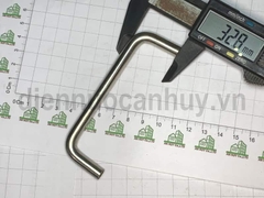 Tay nắm inox 201 chữ U phi 8 dài 10 cm lỗ 95 mm