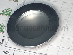 Tay nắm tròn âm tủ gỗ phi 41 trắng mờ