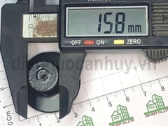 Tay nắm tròn hoa văn mầu đen phi 34