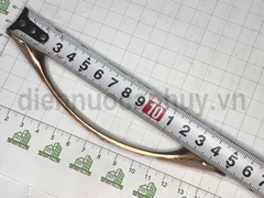 Tay nắm tủ bếp dài hoa văn mầu nâu đồng lỗ 128 mm