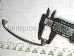 Tay nắm tủ bếp inox mạ crom mờ 14 cm lỗ 126 mm