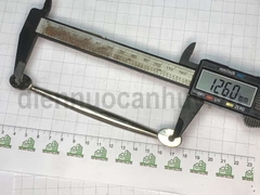 Tay nắm tủ bếp inox mạ crom mờ 14 cm lỗ 126 mm