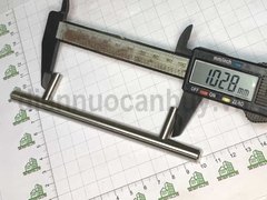 Tay nắm đũa inox 201 đặc phi 10 dài 15cm lỗ vít 96 mm