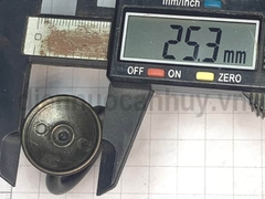 Tay nắm khoen tròn giả cổ mầu đen phi 34