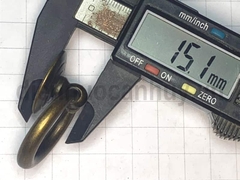 Tay nắm khoen tròn mầu vàng phi 34