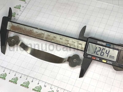 Tay nắm tủ quai xoang dài 125 mm inox mỏng 201 lỗ 105 mm