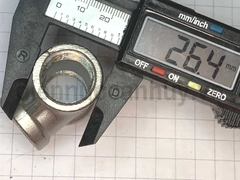 Tê đều ren trong Inox 304 xịn Phi 21 (DN15, ren 12) - Chia 3 ngả đường nước cao cấp